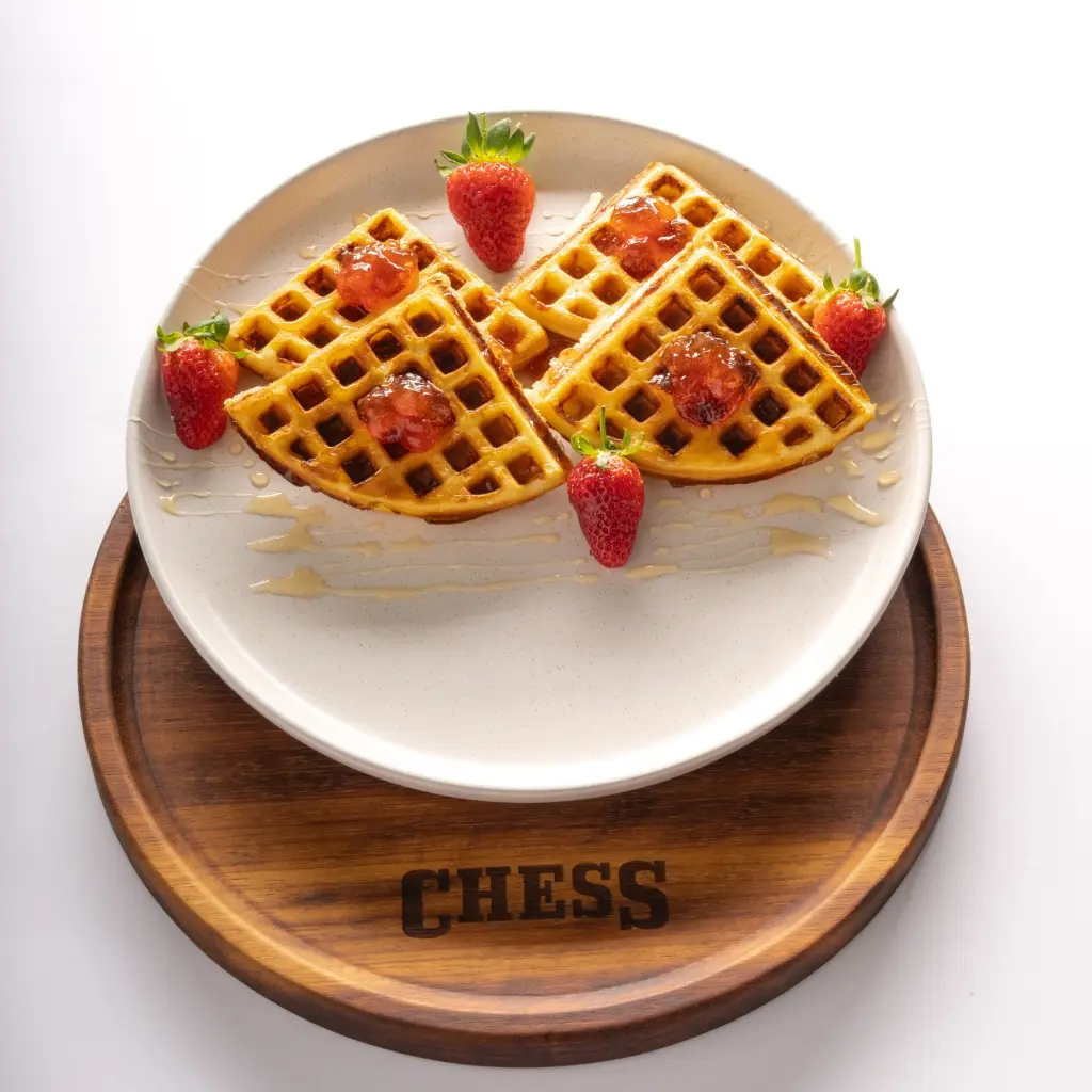 Honey Strawberry Waffle